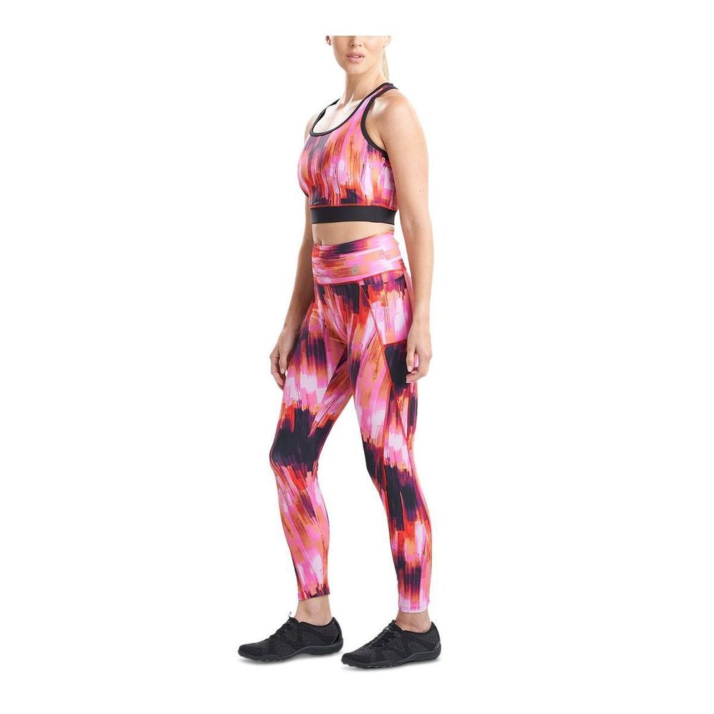 Josie Natori Womens Solstice Printed 7/8 Leggings-X-Small